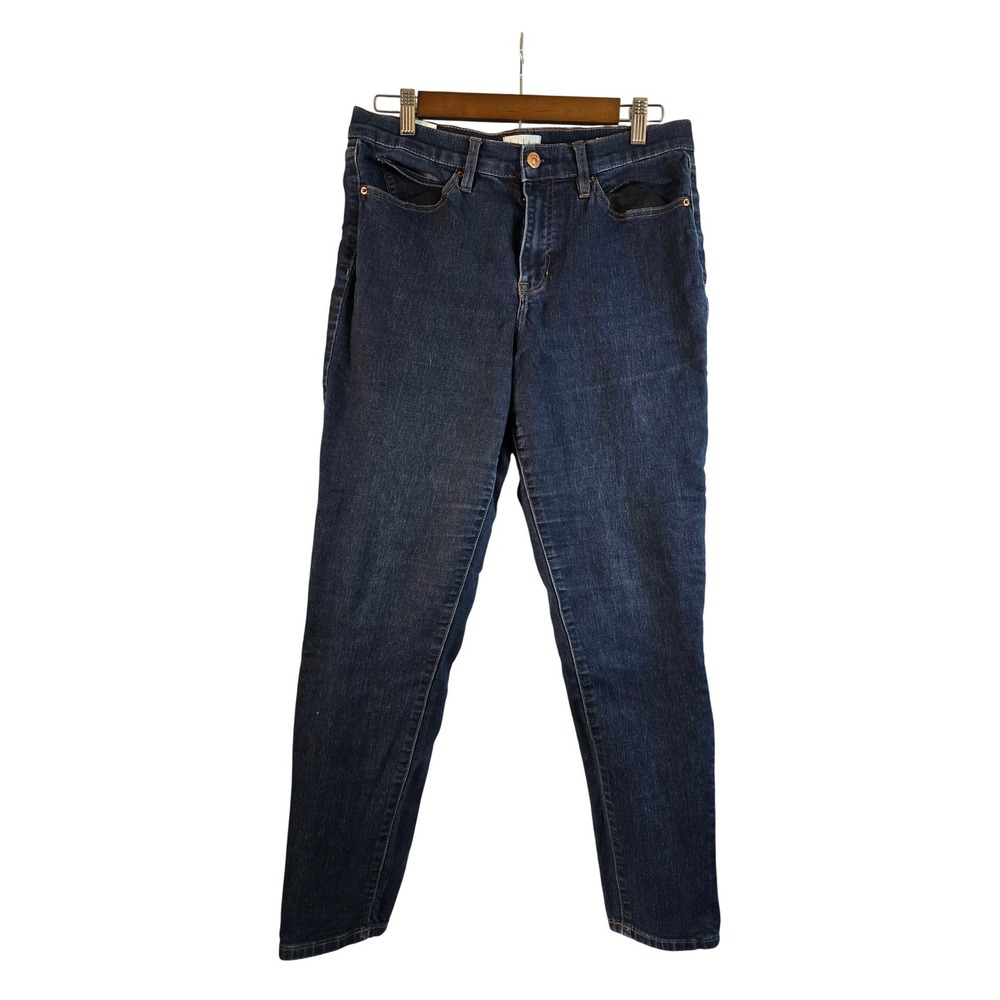 Nicole Miller New York‎ Soho High Rise Ankle Skinny Jeans Dark Wash Womens 10